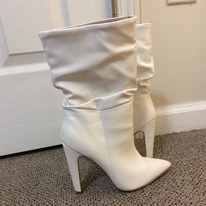 White booties